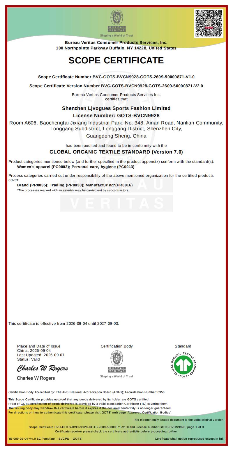Scope Certificate_GOTS_Shenzhen Ljvogues Sports Fashion Limited_07-09-2026_BVCPS_01.jpg