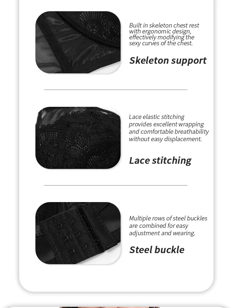 Lace Mesh See-Through Bra (1) Lace Mesh See-Through Bra (1)