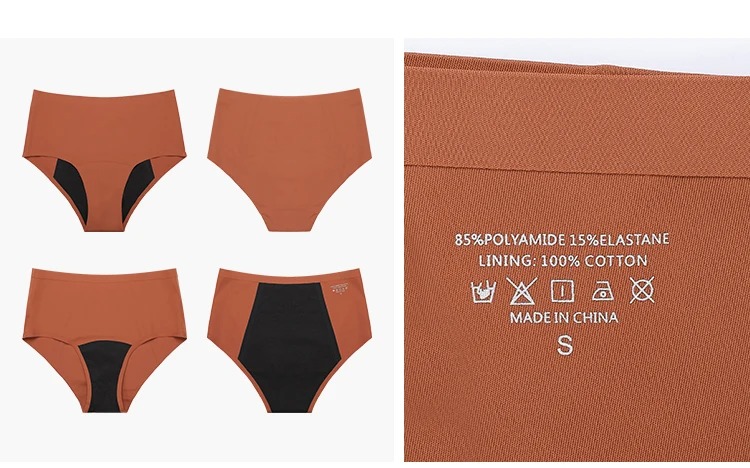 A1131 Seamless Period Underwear with Extended Gusset