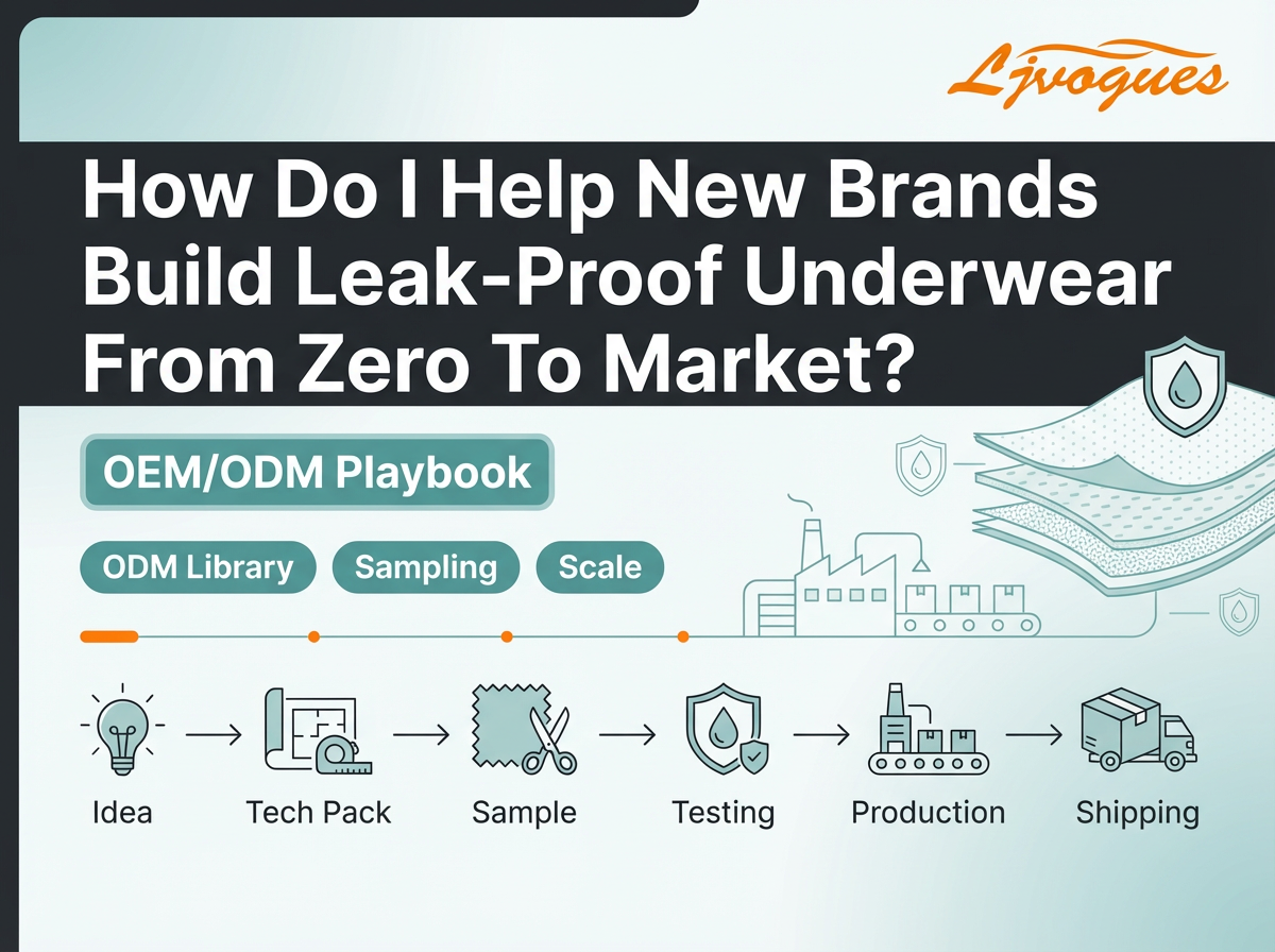 How Do I Help New Brands Build Leak-Proof Underwear From Zero To Market?