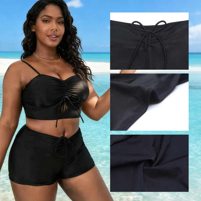 Wholesale Two-Piece Period Swimsuit Set