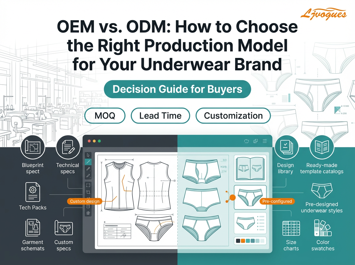 OEM vs. ODM: How to Choose the Right Production Model for Your Underwear Brand