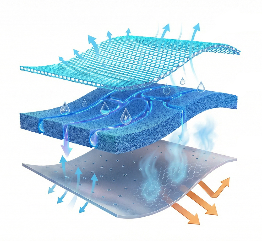 Technical anatomy of Ljvogues 3-layer leak-proof underwear constructio
