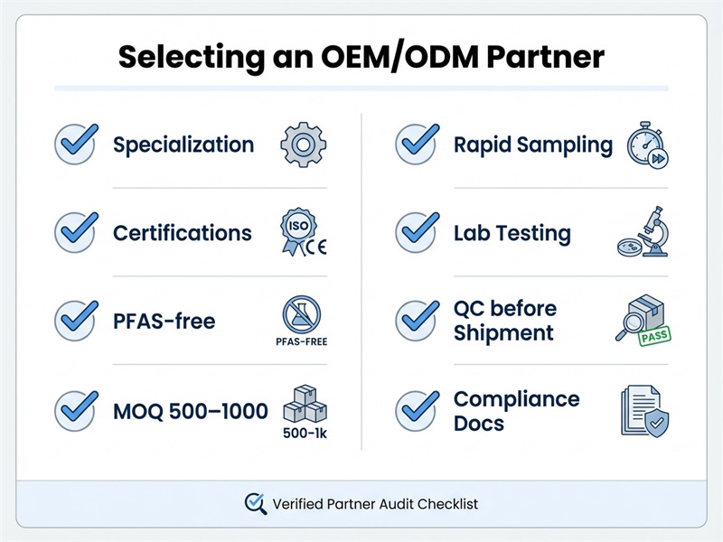 Factory Selection List - Specialized Certification MOQ Sample Testing QC