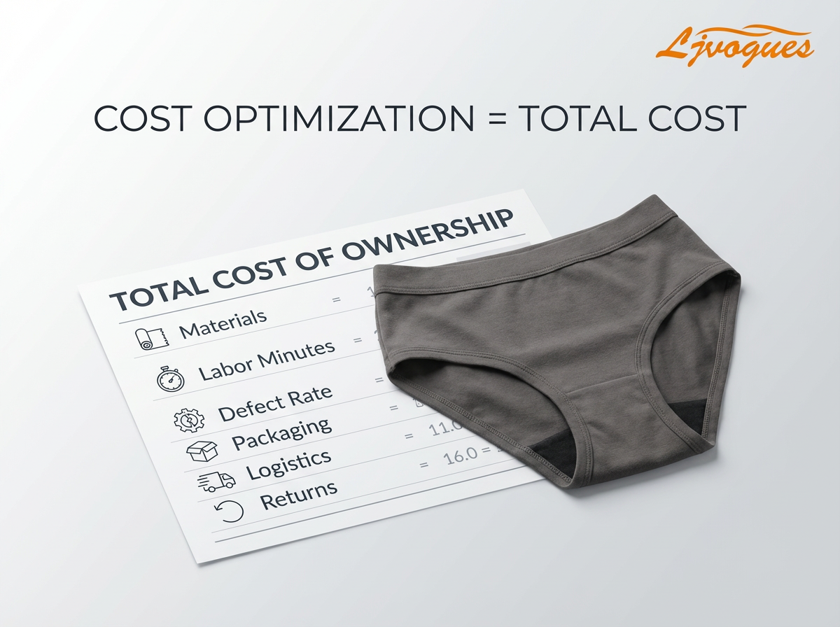 Cost Optimization Strategies for Period Underwear Brands: A Manufacturer’s Perspective