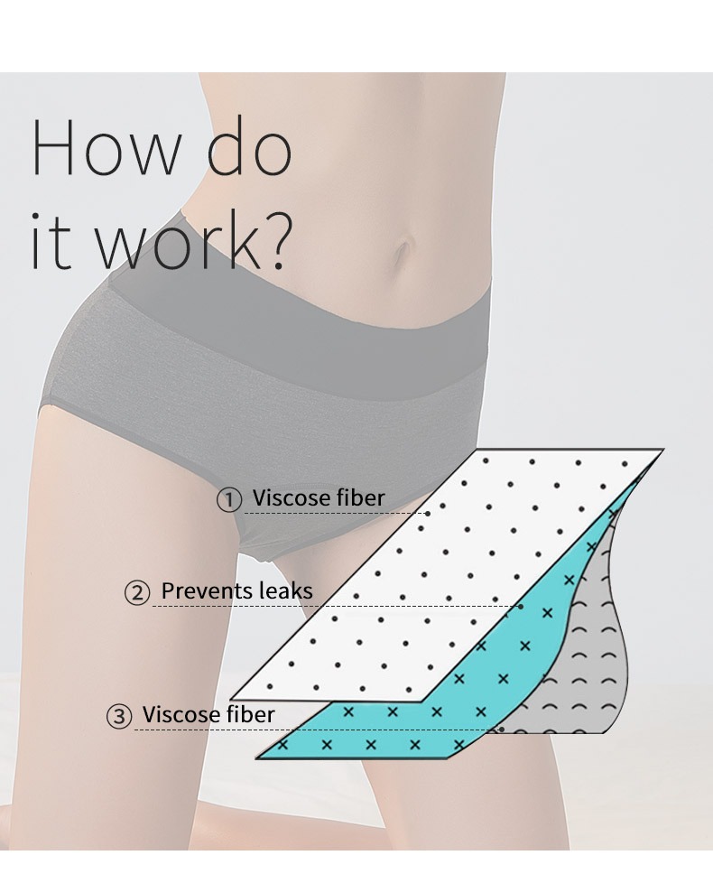 Wholesale Viscose Period Panties 