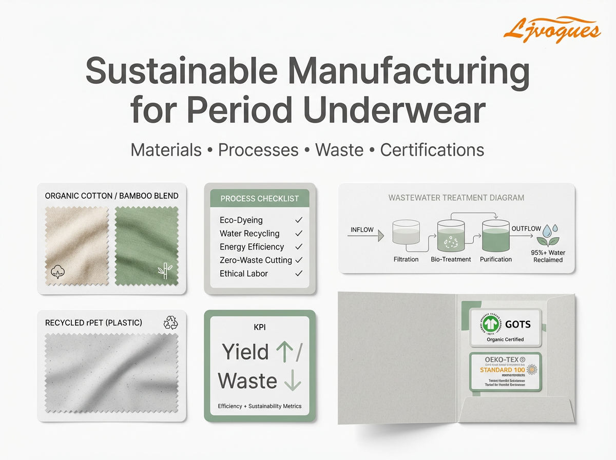 Sustainable Manufacturing Practices in Period Underwear Production