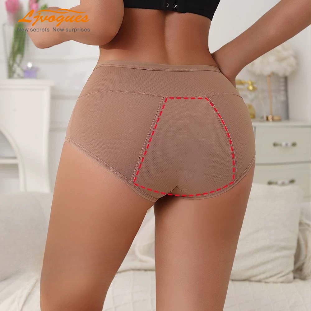 High-Waisted 3-Layer Period Briefs | Regenerated Cellulose Fiber Gusset | 8 Colors XS–5XL | OEM Wholesale