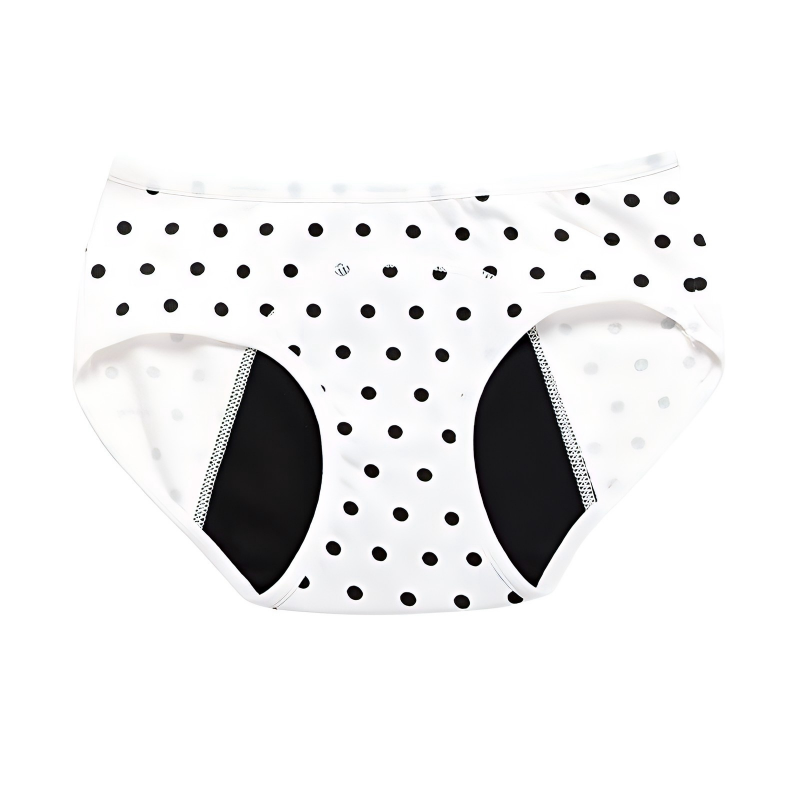 Teen Antibacterial Period Panties - Breathable Cotton Anti-Leak Hipster