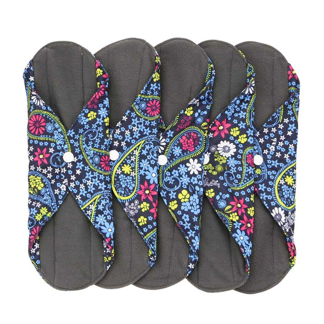 Bamboo Charcoal Reusable Sanitary Pads OEM