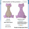 Washable Cotton PUL Adult Cloth Diaper Pants | OEM Leakproof Incontinence Underwear — Adjustable Snap Button, Anti-Side Leakage, S–XXL (30–150kg), Wholesale & Custom Manufacturing