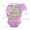 Washable Cotton PUL Adult Cloth Diaper Pants | OEM Leakproof Incontinence Underwear — Adjustable Snap Button, Anti-Side Leakage, S–XXL (30–150kg), Wholesale & Custom Manufacturing