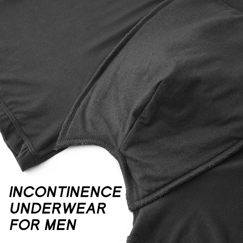 Model SH-G38 Men's Cotton Leak-Proof Boxer Briefs (50-150ml, OEKO-TEX)
