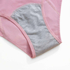 5-Color Cute Striped Teen Period Panties - 3-Layer Leakproof Cotton Gusset Comfort, Fresh Style Girls Menstrual Underwear
