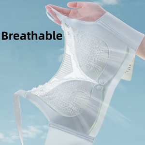 Breathable Mesh Lace Front Opening Maternity Underwear Pregnancy Breastfeeding Nursing Bra