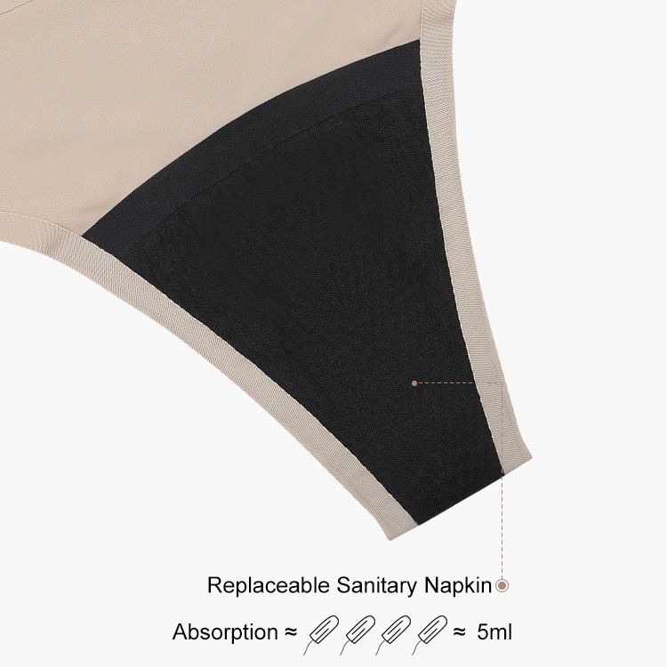  Seamless Period Thong | Light Flow Leak-Proof Menstrual Underwear | OEM/ODM Wholesale Manufacturer