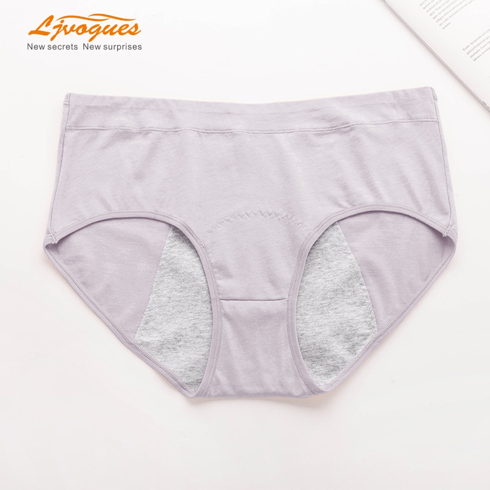 3-Layer Leakproof Period Panties | Mid-Rise Cotton Anti-Bacterial Menstrual Briefs | 8 Colors S–XL | OEM/ODM Wholesale