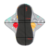 Ready Stock Reusable Cloth Menstrual Pad (Winged) | Waterproof PUL Outer | Bamboo Charcoal + Microfiber Core | 24cm Day Use | Multi Patterns