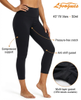 Activewear bottoms with built-in multi-layer absorbent gusse Cycling Leggings