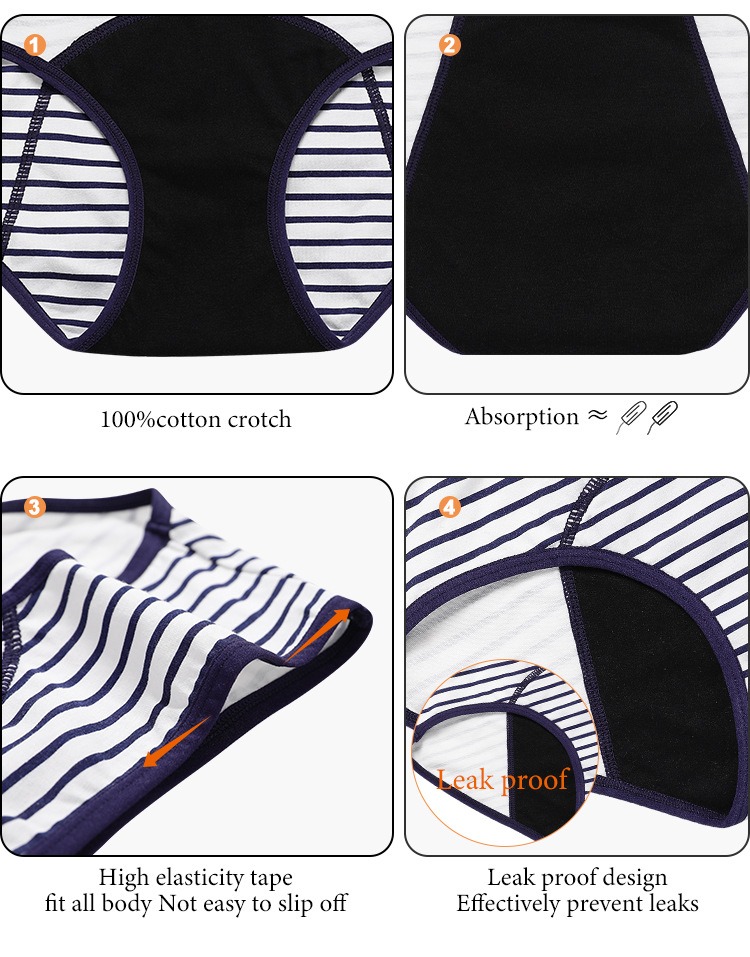 Teen Extended Crotch Period Underwear