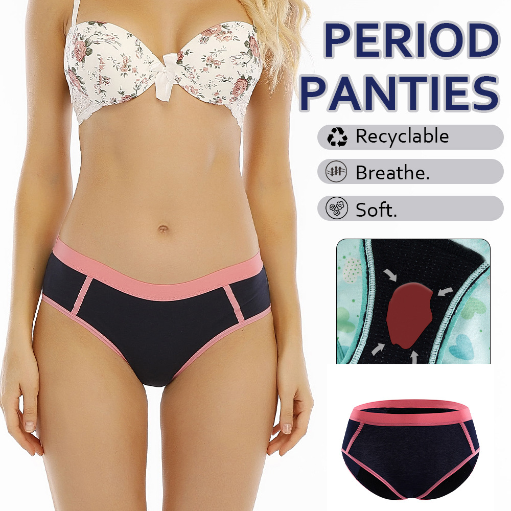 Teen Girls 4-Layer Leakproof Period Underwear (Reusable, Breathable, Pad-Free) | Spot Wholesale Supply