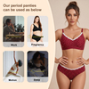 Bamboo Fiber Period Panties | PFAS-Free Hipster Cut | Heavy Flow 4-Layer Leakproof OEM