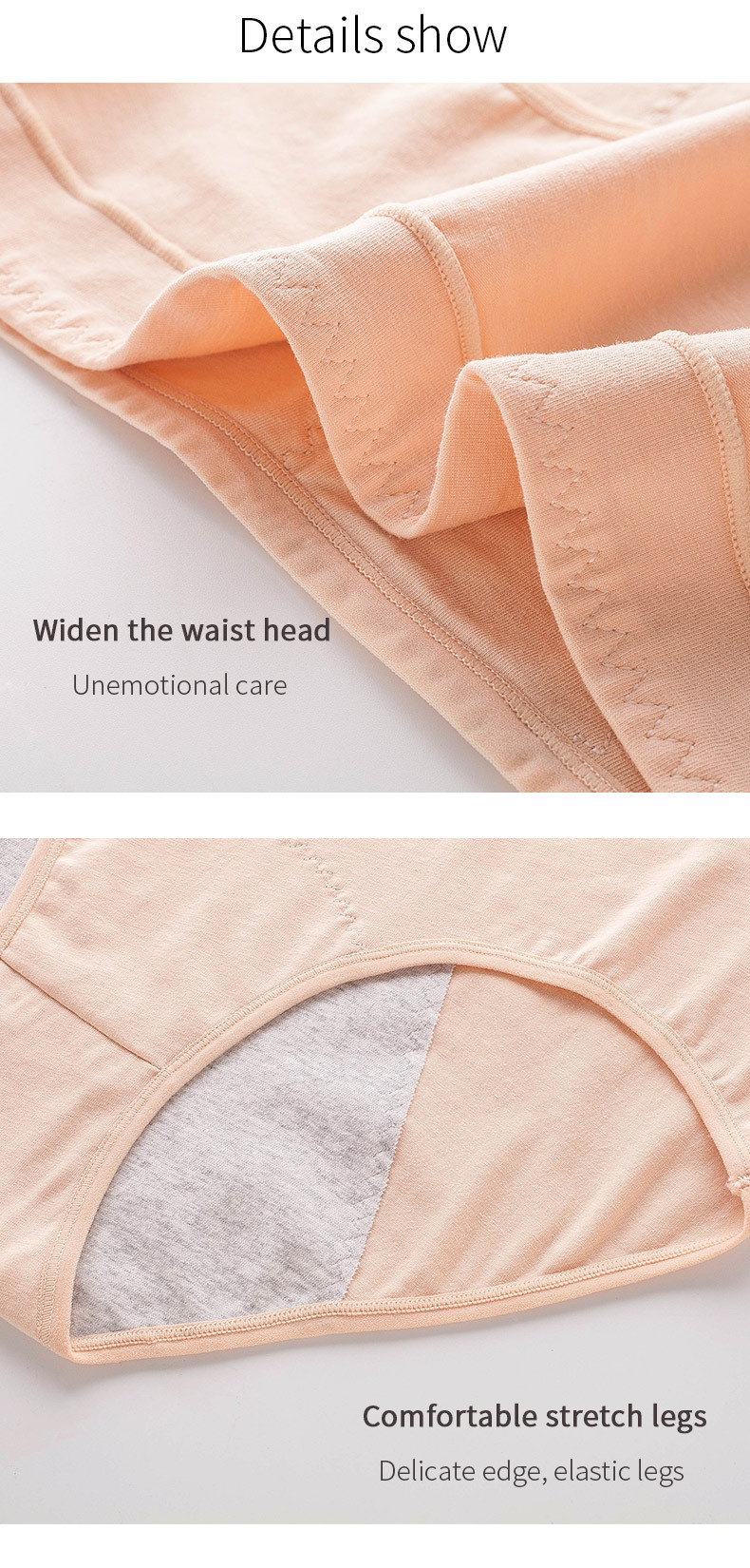 Wholesale 3-Layer Leakproof Period Panties | Mid-Rise Cotton Menstrual Briefs OEM ODM