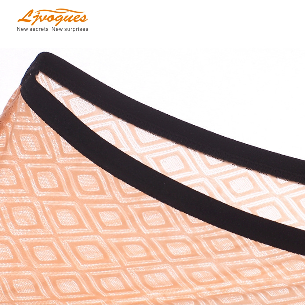 Rhombic Mesh Sheer Cooling Briefs | Cotton-Lined Mid-Rise | 6 Colors S–2XL | Summer Essentials | OEM Wholesale