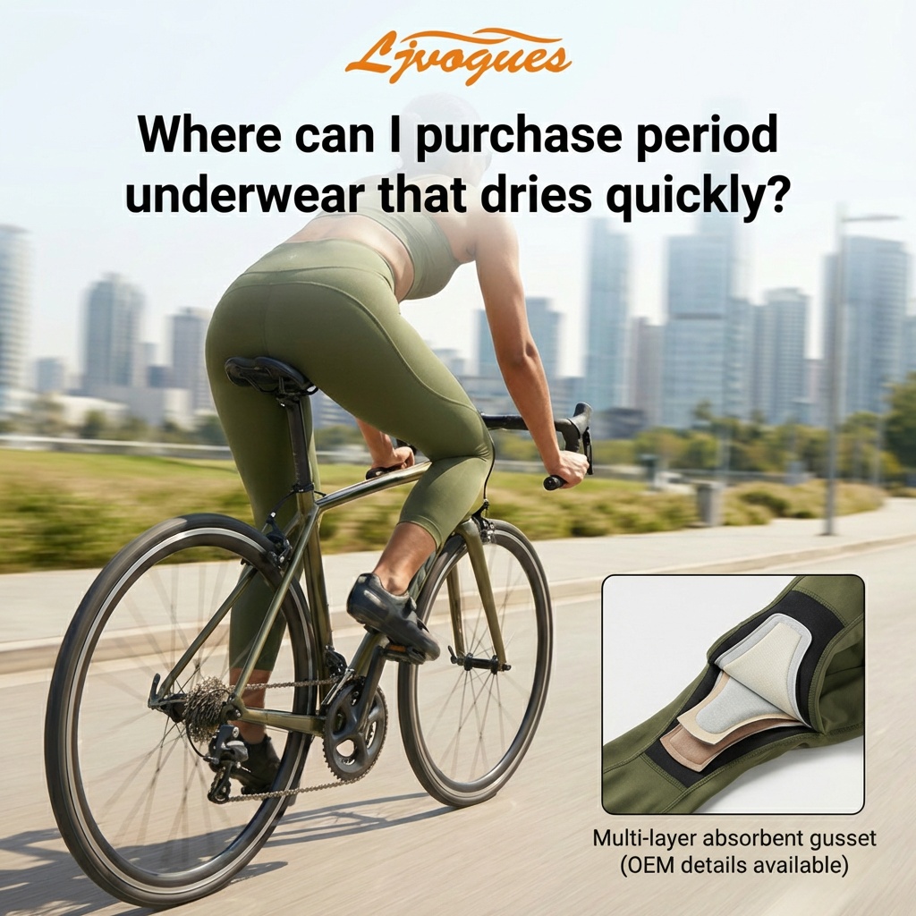 Where can I purchase period underwear that dries quickly?