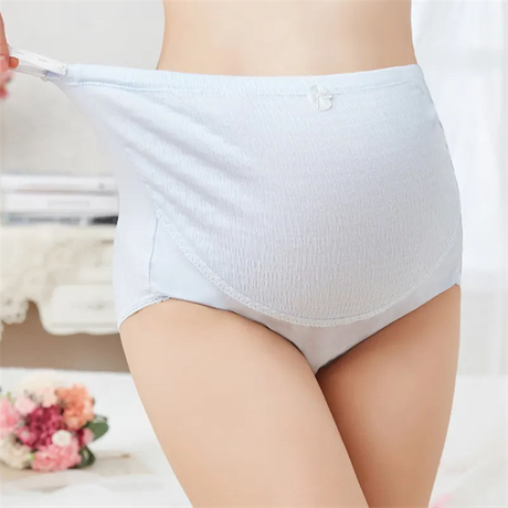 0015 Katoenen zwangerschapsslipjes met hoge taille