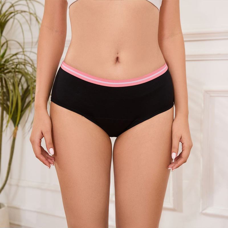 Teen Leakproof Period Underwear for Girls, Menstrual Panties Briefs, Anti-Leak Protection