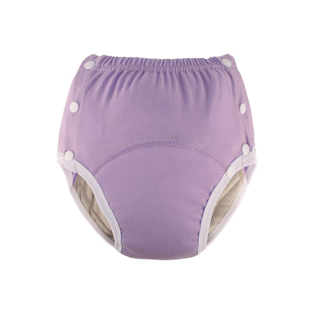 Washable Cotton PUL Adult Cloth Diaper Pants | OEM Leakproof Incontinence Underwear — Adjustable Snap Button, Anti-Side Leakage, S–XXL (30–150kg), Wholesale & Custom Manufacturing