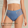 Bamboo High-Waist Lace Period Underwear | OEM 4-Layer Leakproof Maternity Menstrual Panties — Bonded Liquid Lock, 8-Hour Protection, Multi-Certified, Wholesale & Private Label