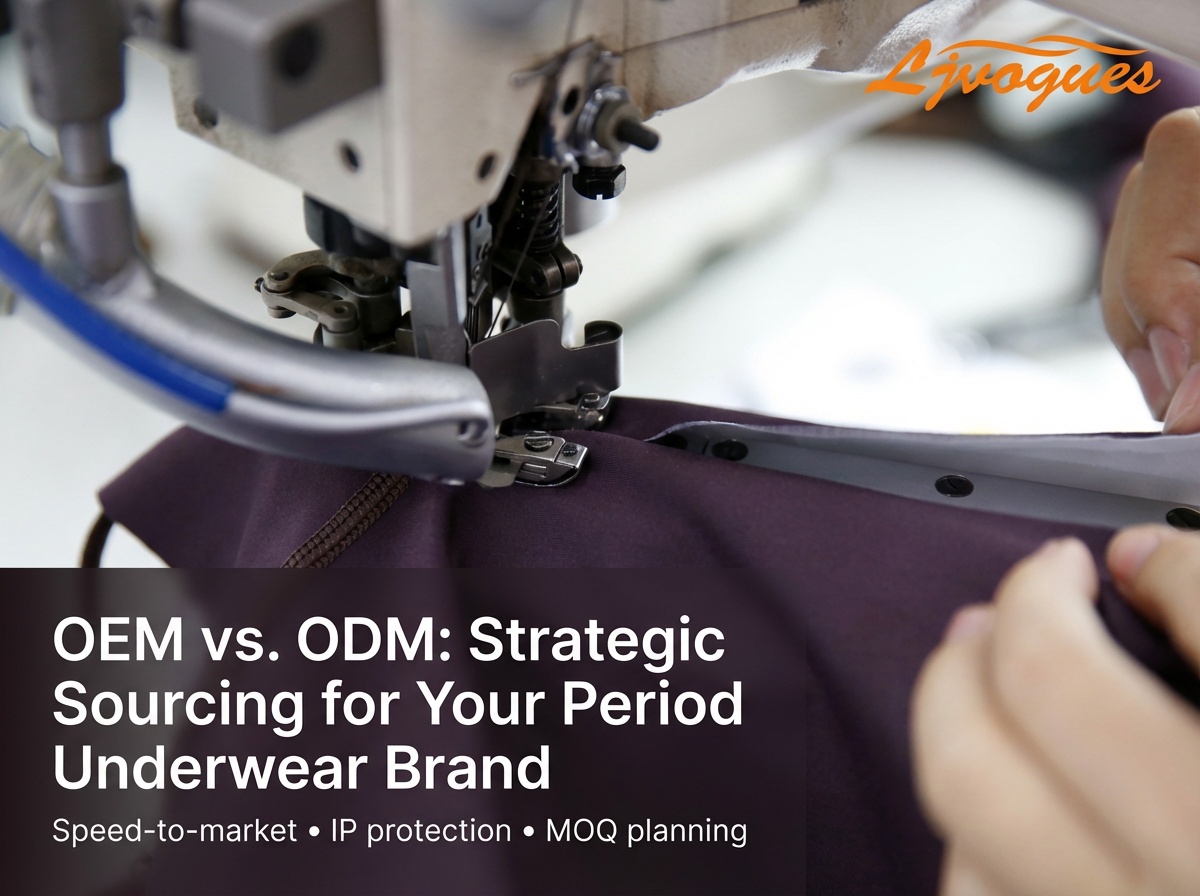 OEM vs. ODM: Strategic Sourcing for Your Period Underwear Brand