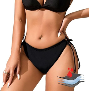 Wholesale Side Tie Period Swim Bottoms | Leakproof Swimwear OEM