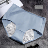 Pure Cotton Mid-Waist Period Panties Breathable Anti-Leak Everyday