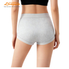 French Lace Jacquard Mid-Rise Boyshorts | Tummy-Smoothing Cotton Crotch Plus Size | 6 Colors L–3XL | OEM Wholesale