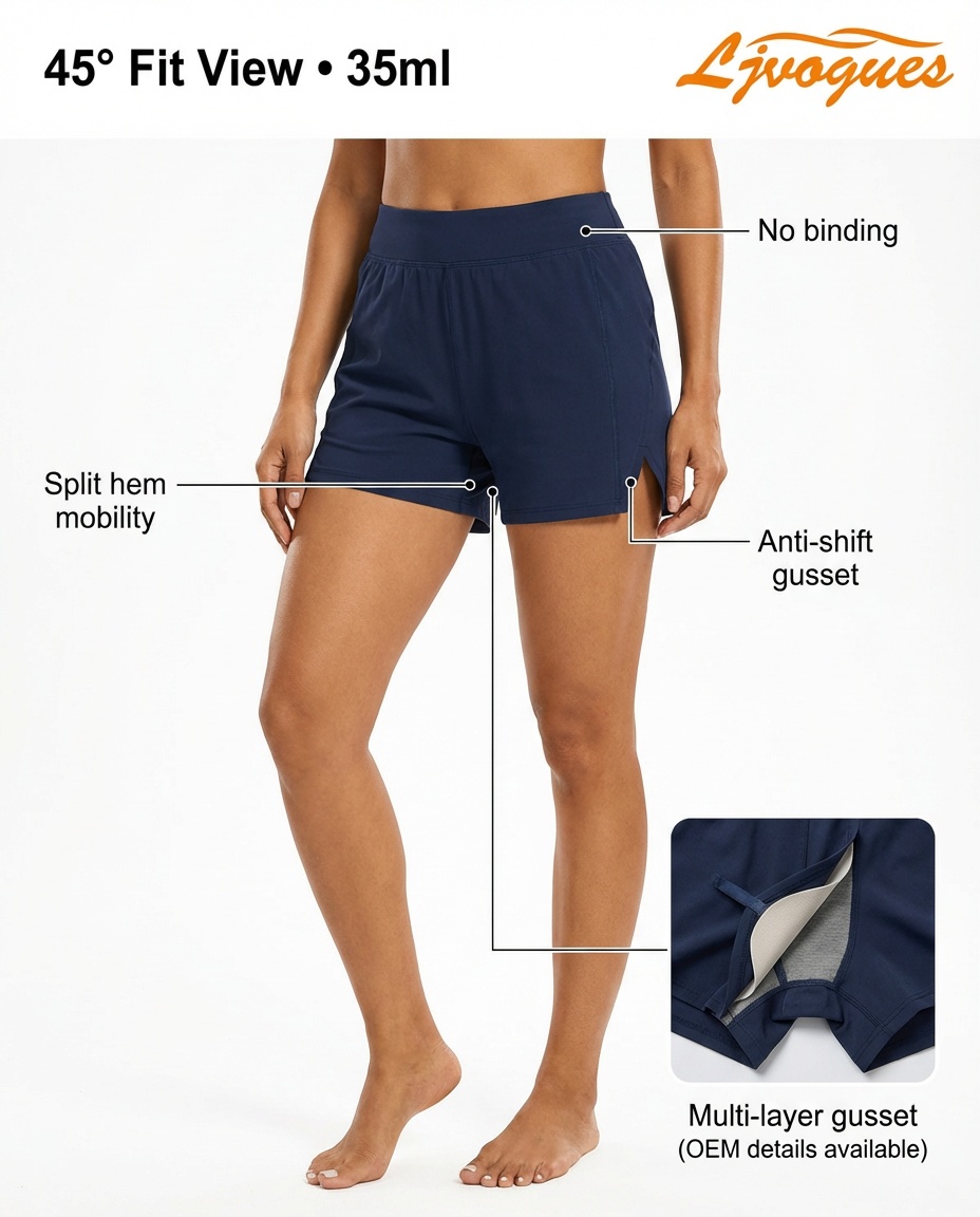  Integrated Gusset Hiking/Climbing Shorts 25ml | Utility Pockets Quick‑Dry | OEM Activewear