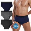 OEM Men's Washable Incontinence Underwear | 4-Layer 150ml Absorbent | Cotton Bamboo Brief | 3D U-Pouch Open Fly | XS–4XL