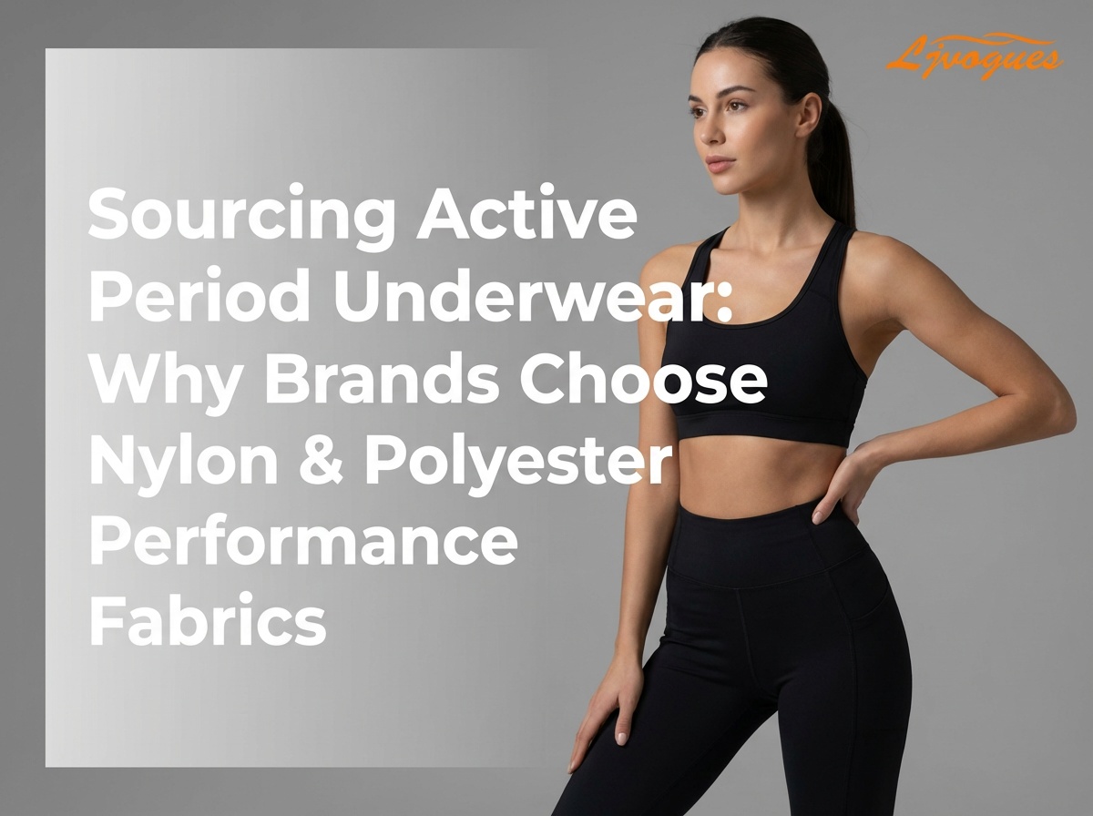 Sourcing Active Period Underwear: Why Brands Choose Nylon & Polyester Performance Fabrics