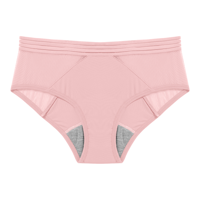 CR-25024 Water-Reveal 4-Layer Leak-Proof Period Underwear | Light Flow 13–18ml Breathable Cut-and-Sew Panties | OEM/ODM Wholesale