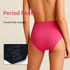 European Plus Size High Waist Shapewear Period Panties Tummy Control