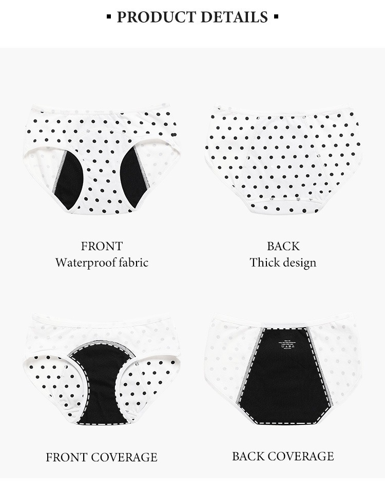 Custom Teen Period Panties | Antibacterial Cotton | Anti-Leak | OEM/ODM