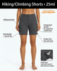 Ntegrated Gusset Hiking/Climbing Shorts 25ml | Utility Pockets Quick‑Dry | OEM Activewear