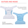 OEM Reusable Adult Cloth Diaper Cover | PUL Waterproof + Ice Silk Inner | Adjustable Snap Waist | Use With Removable Insert Pad