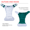 OEM Reusable Adult Cloth Diaper XL–XXXL | Terry Fleece Pocket Design | Velcro Tab Closure | Waterproof PUL + Removable Insert