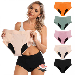 High-Rise Bamboo Period Underwear | OEM Leakproof Butt Lift Panties — OEKO-TEX Certified, 4-Tampon Heavy Absorbency, Extended Coverage, S–XXL, Wholesale & Private Label