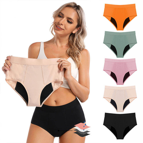 Đồ l&oacute;t thời tre cao tầng | Quần l&oacute;t n&acirc;ng m&ocirc;ng chống r&ograve; rỉ OEM - Được chứng nhận OEKO-TEX, Độ thấm h&uacute;t nặng 4-Tampon, Độ che phủ mở rộng, S–XXL, B&aacute;n bu&ocirc;n & Nh&atilde;n hiệu ri&ecirc;ng