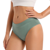 Bamboo Period Underwear Bikini | OEM Leakproof Menstrual Panties — 4-Layer PUL Gusset, PFAS-Free, 3–5 Tampon Absorbency, S–2XL, Wholesale & Private Label