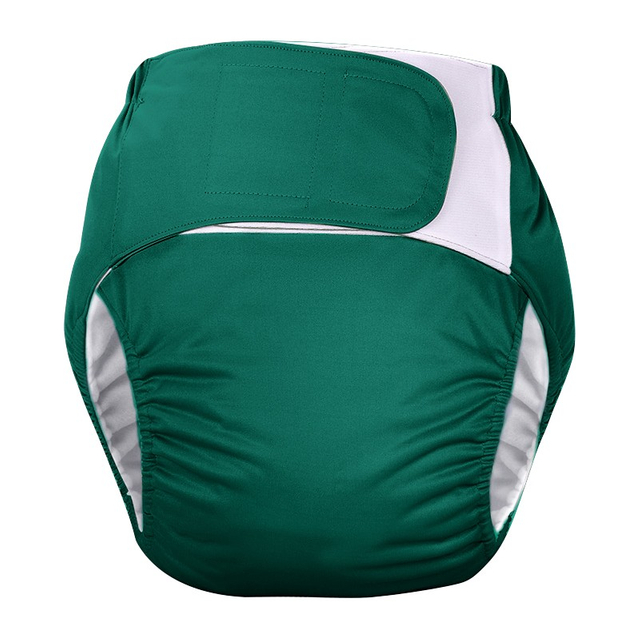 OEM Reusable Adult Cloth Diaper XL–XXXL | Terry Fleece Pocket Design | Velcro Tab Closure | Waterproof PUL + Removable Insert
